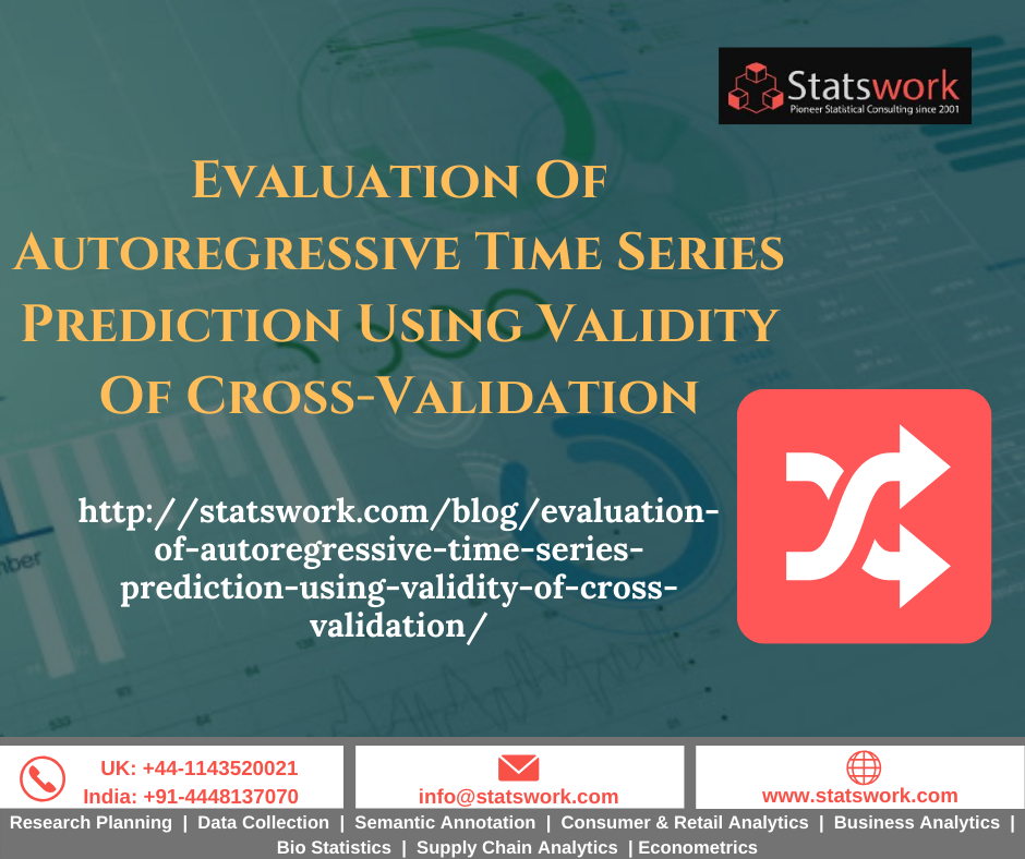 Evaluation of autoregressive time series prediction using validity of cross-validation