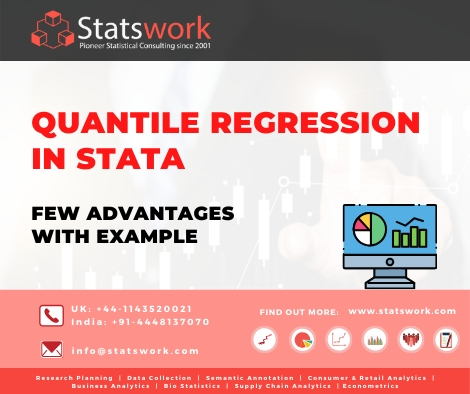 Quantile Regression in STATA. Few Advantages of the Model with Example.
