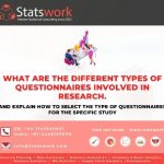 SW - What are the different types of questionnaires