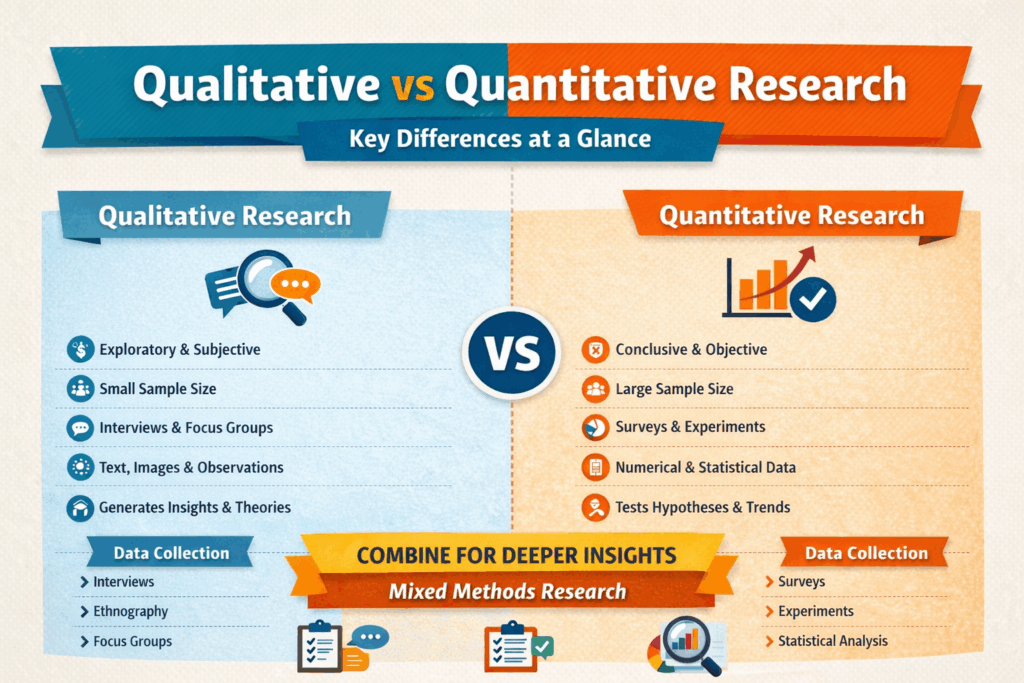 Qualitative and Quantitative Study While Writing a Proposal