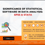 Significance of statistical software in data