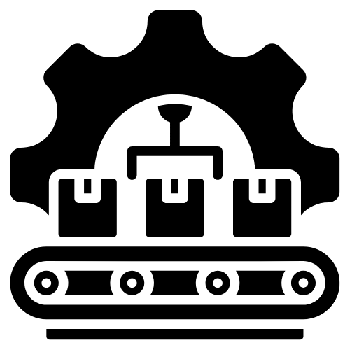 Manufacturing service icon