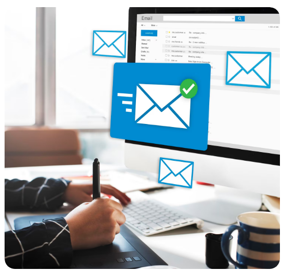 Collect your email addresses from your database, CRM or forms.