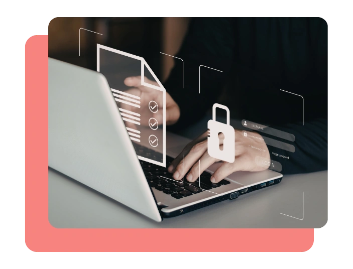 EHR data and notes transcription showing automated data entry into accounting and expense management systems with categorization and workflow automation