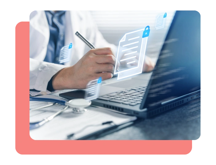 Clinical data management and validation illustration showing monitoring, cleaning, and verification of clinical trial data for accuracy, consistency, and regulatory compliance
