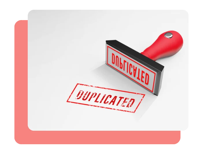 Duplicate address detection and data cleansing illustration